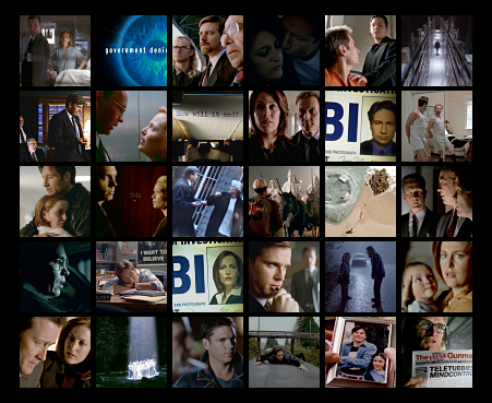 x-files collage